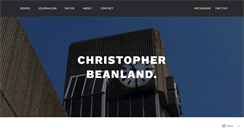 Desktop Screenshot of christopherbeanland.com
