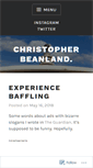 Mobile Screenshot of christopherbeanland.com